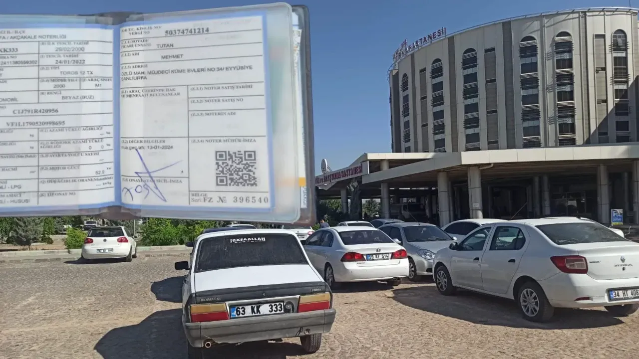 Şanlıurfa’da Hastane Önünde Araç Hırsızlığı