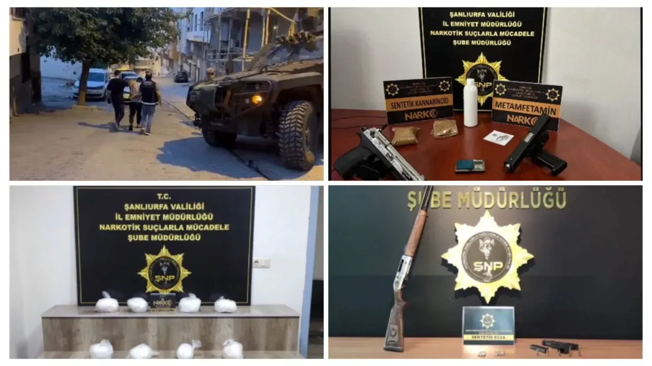 Şanlıurfa’da Uyuşturucu Operasyonu: 41 Gözaltı