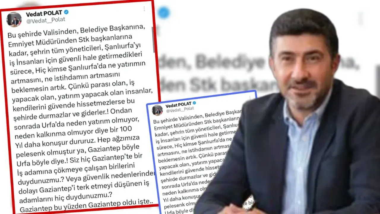Şanlıurfalı İş İnsanı Vedat Polat’tan Yetkililere Sert Eleştiri