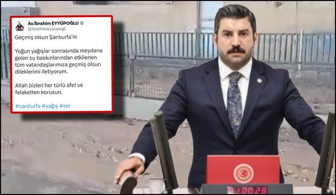 AK Parti Şanlıurfa Milletvekili İbrahim Eyyupoğlu’ndan Geçmiş Olsun Mesajı
