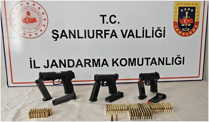 Şanlıurfa’da ruhsatsız silah bulunduran 2 şahıs yakalandı
