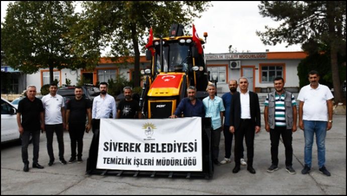 Siverek Belediyesine Kepçe hibe edildi