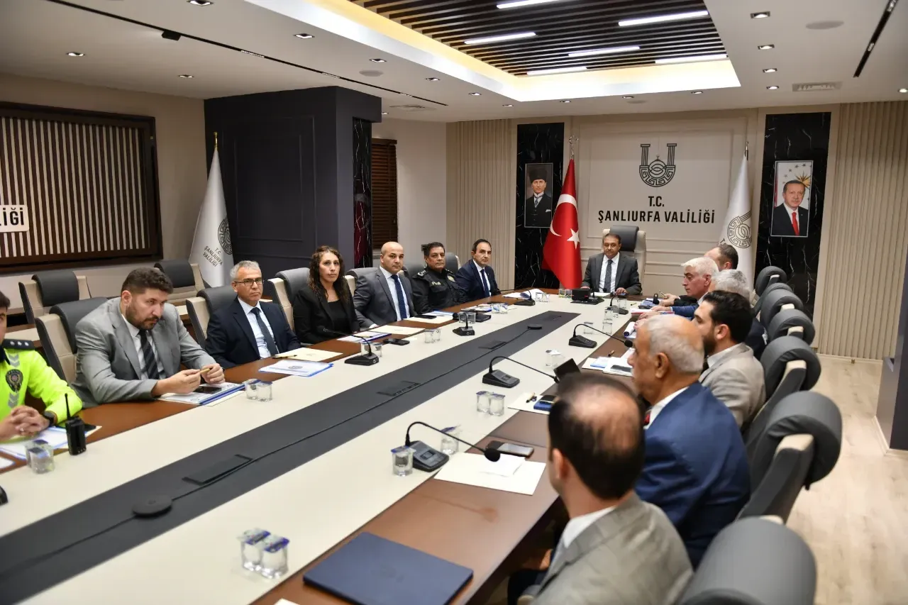 Şanlıurfa’da Emniyet ve Asayiş Çalışmaları Değerlendirildi