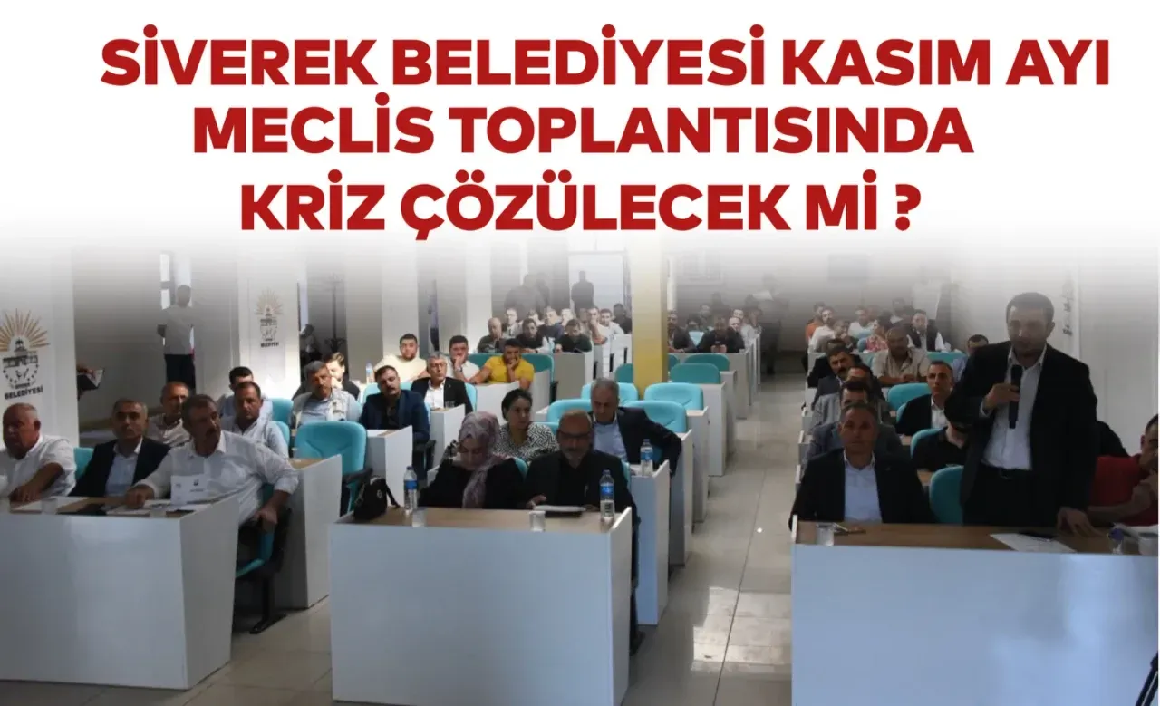 Siverek Belediye meclisinde kriz çözülecek mi ?
