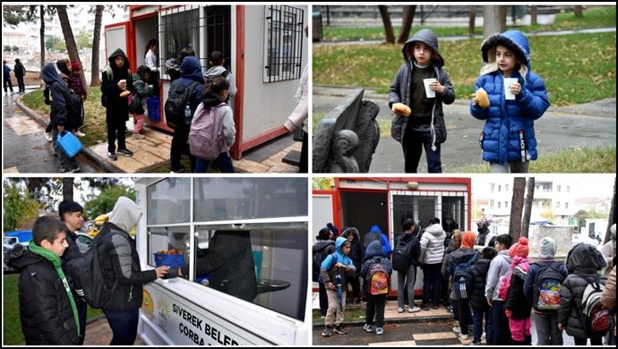 Siverek Belediyesi İki Mahalleye Daha Çorba Dağıtım Noktası Kurdu