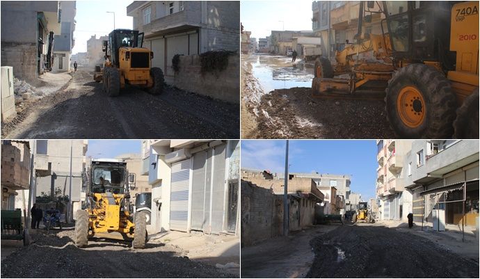 Suruç Belediyesi Tüm İlçede Yol Onarım Çalışmalarını Sürdürüyor