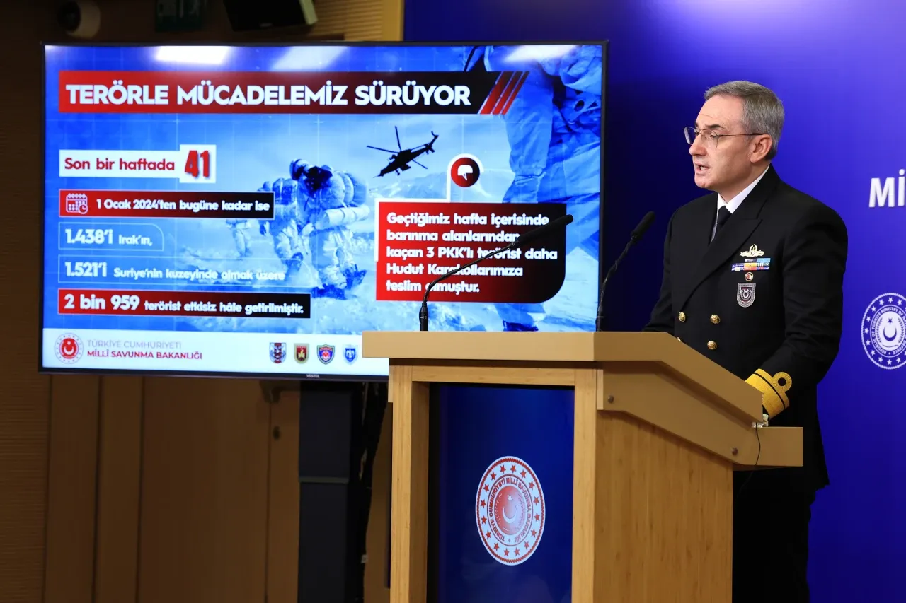 MSB: Son 1 haftada 41 terörist etkisiz hale getirildi