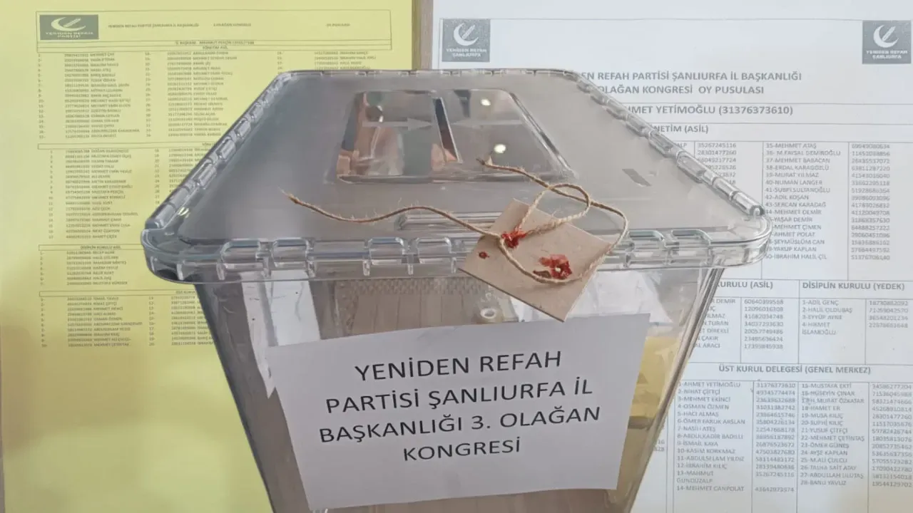 Yeniden Refah Partisi Şanlıurfa İl Başkanı belli oldu