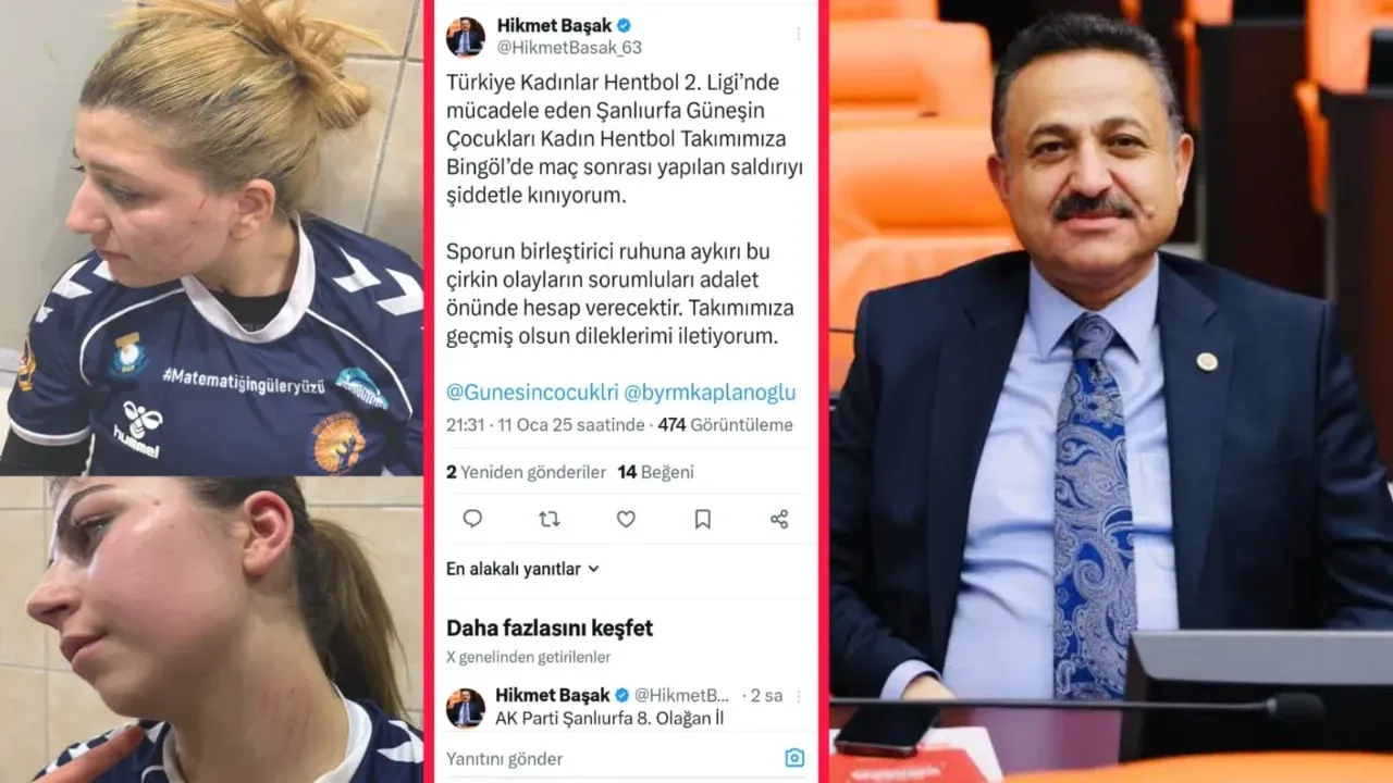 Hikmet Başak, Güneşin Çocukları Kadın Hentbol Takımına Yapılan Saldırıyı Kınadı