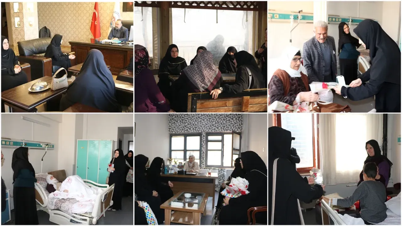 HÜDA PAR Şanlıurfa Kadın Kolları’ndan hastalara ziyaret