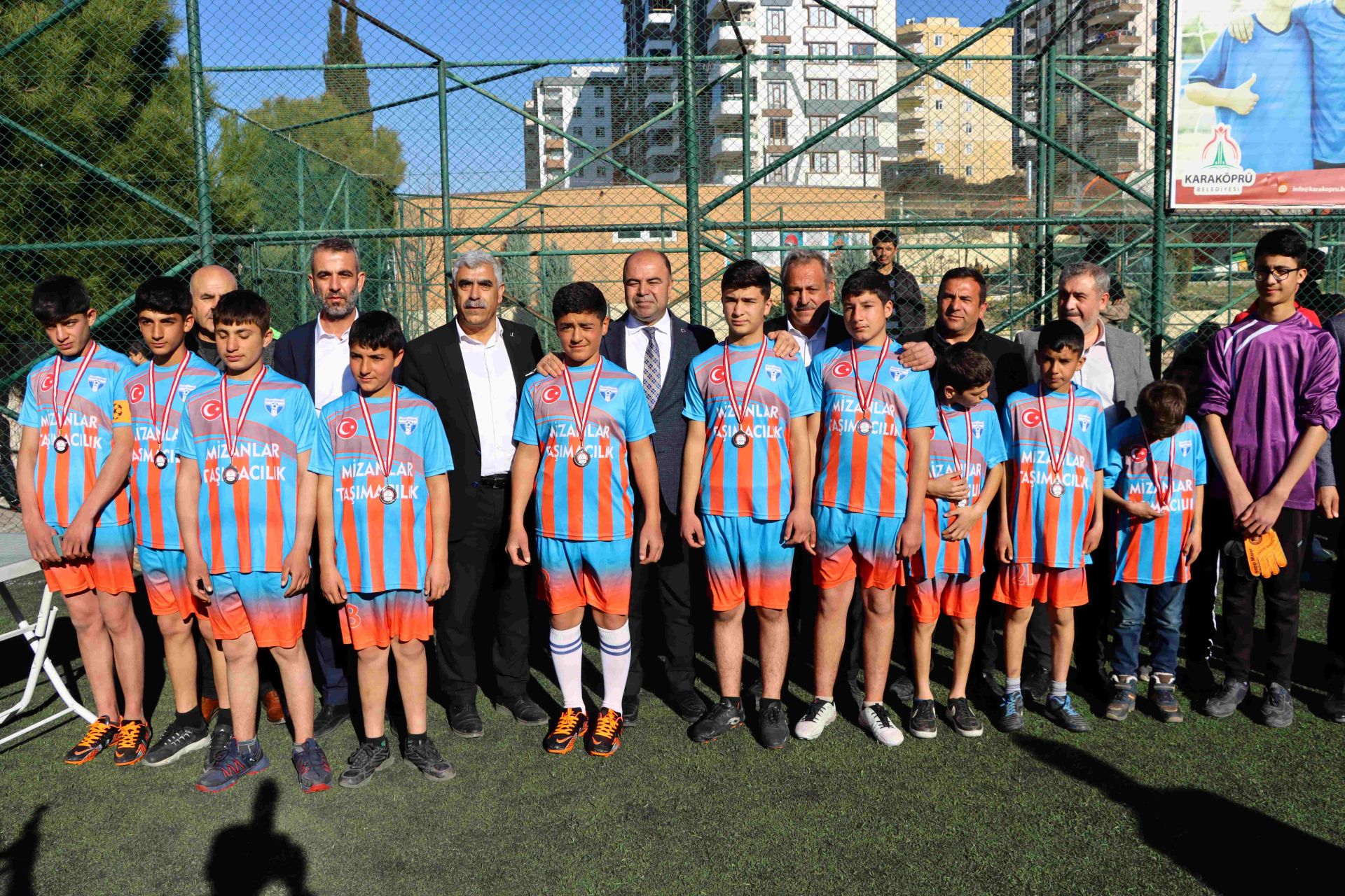 Karaköprü ‘de futbol turnuvası sona erdi