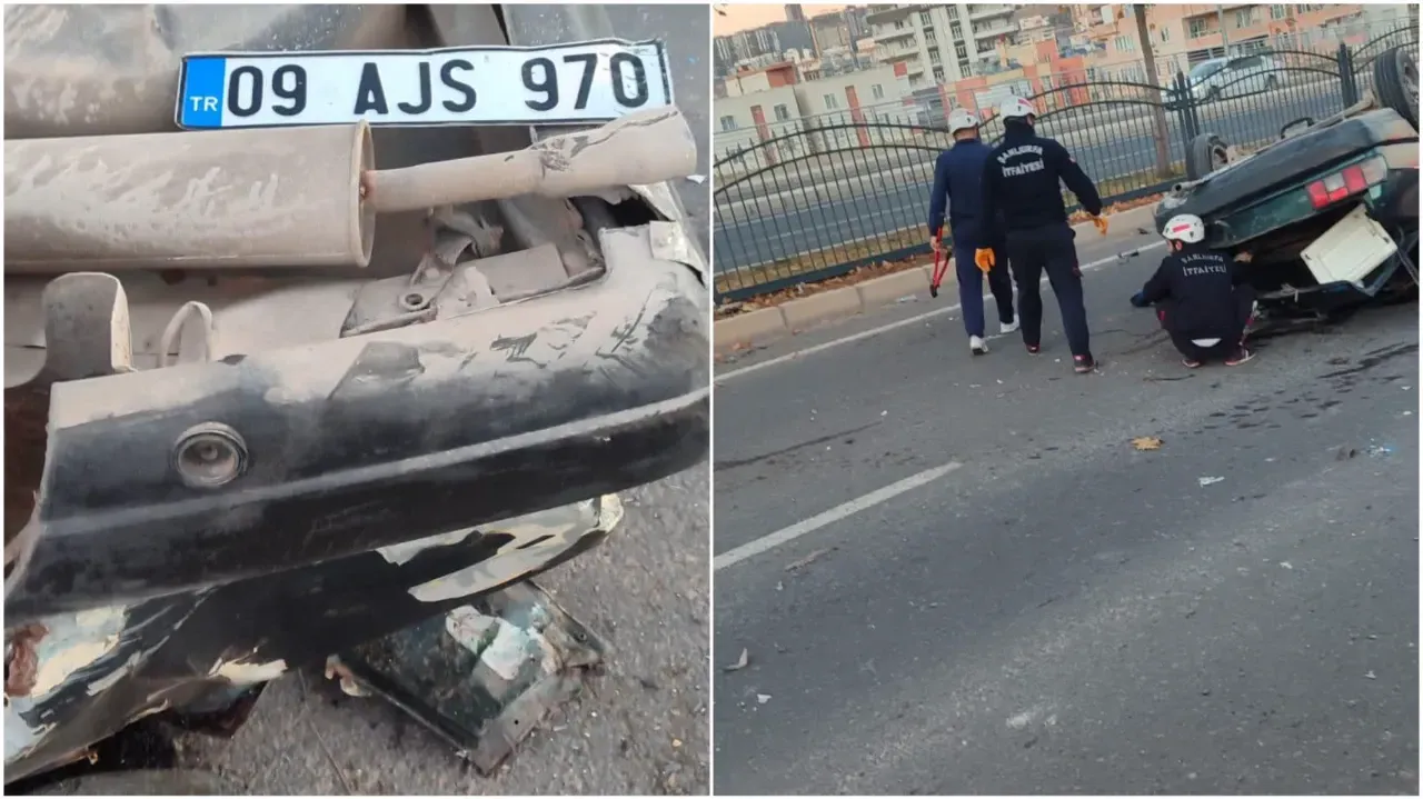 Şanlıurfa’da Otomobil Takla Attı: 2 Yaralı