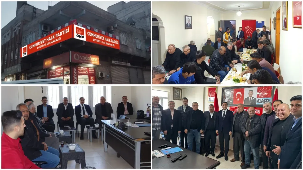 CHP Eyyübiye İlçe Başkanlığı’ndan Esnaf ve Yönetimle Buluşma