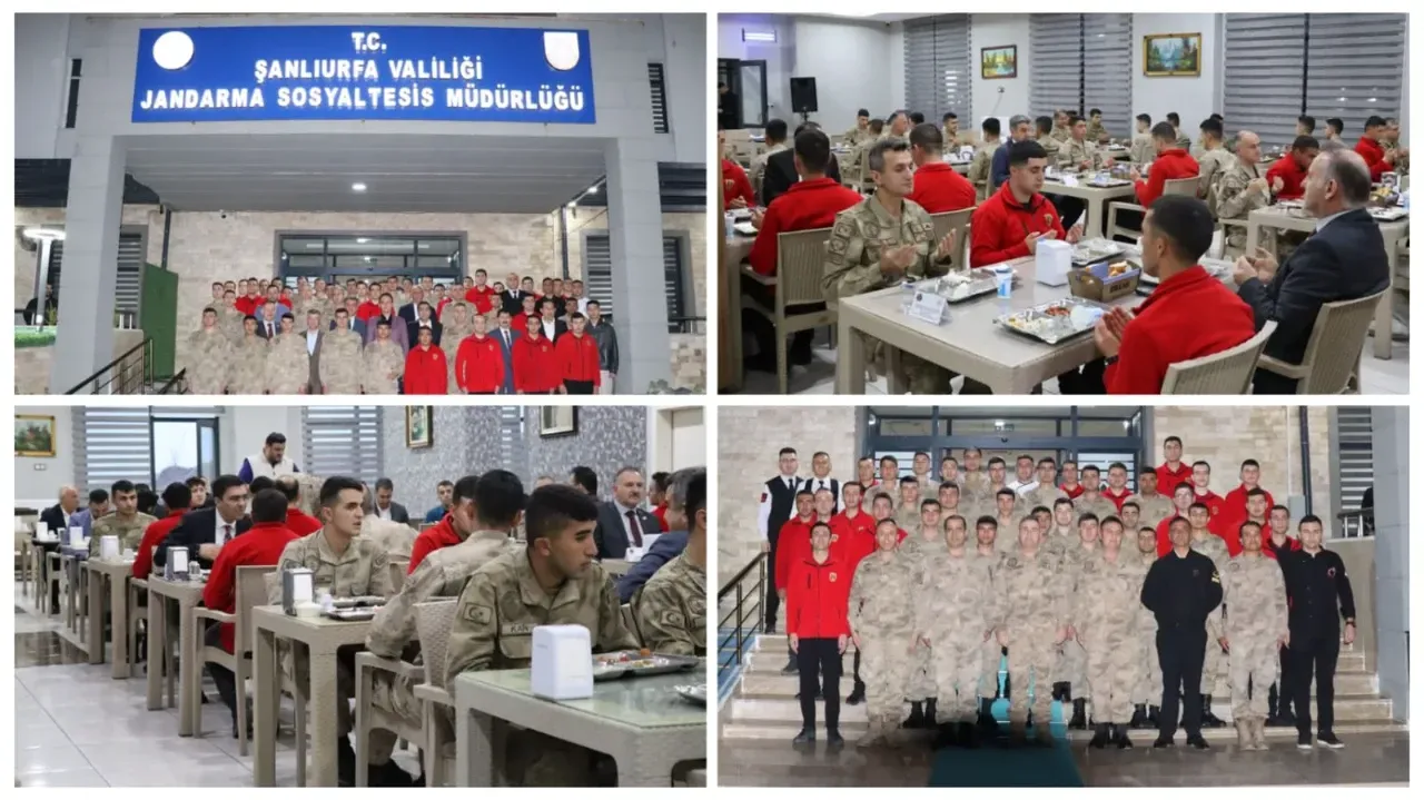 Şanlıurfa İl Jandarma Komutanlığı’nda İftar Programı Düzenlendi