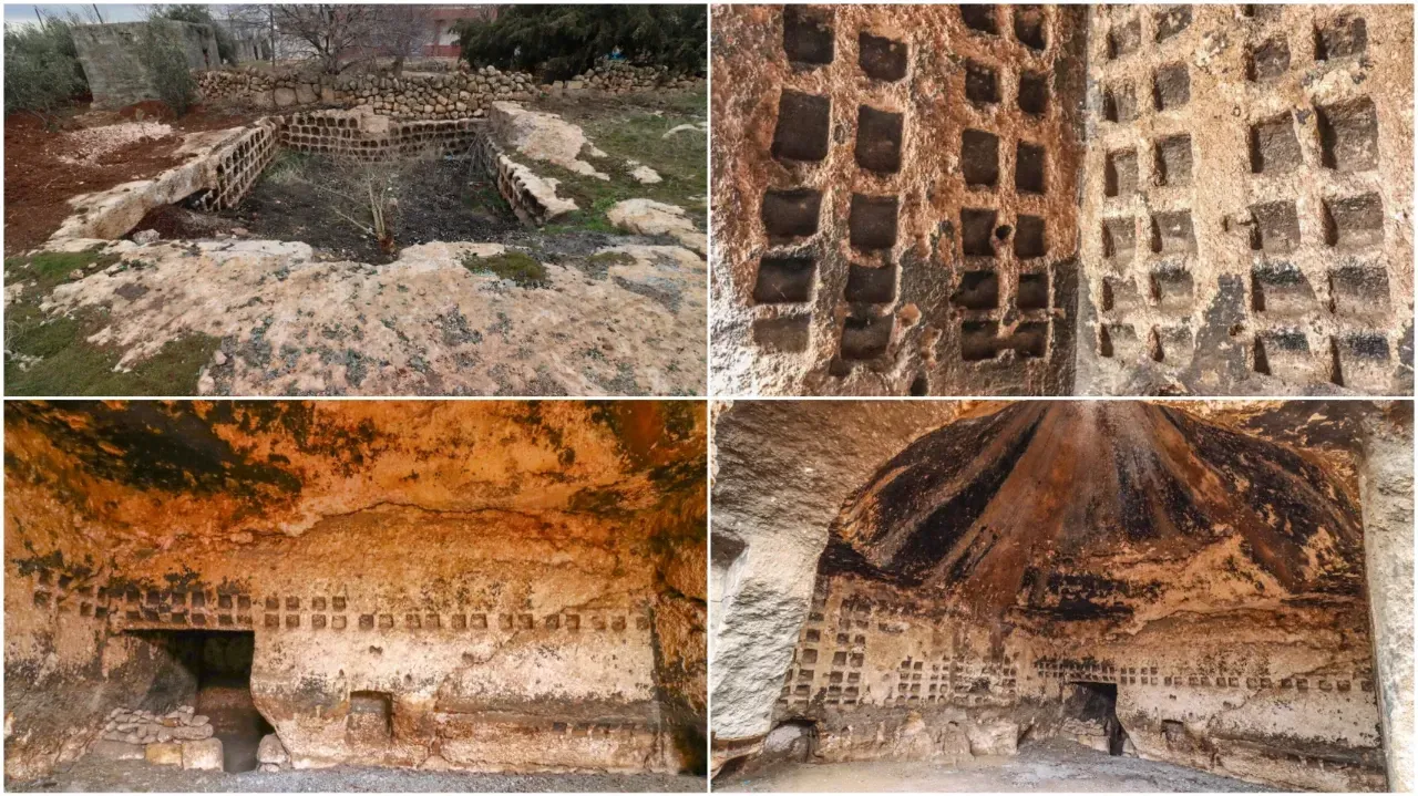 Şanlıurfa’da Roma Dönemine Ait Kolumbaryumlar Kayıt Altına Alınıyor
