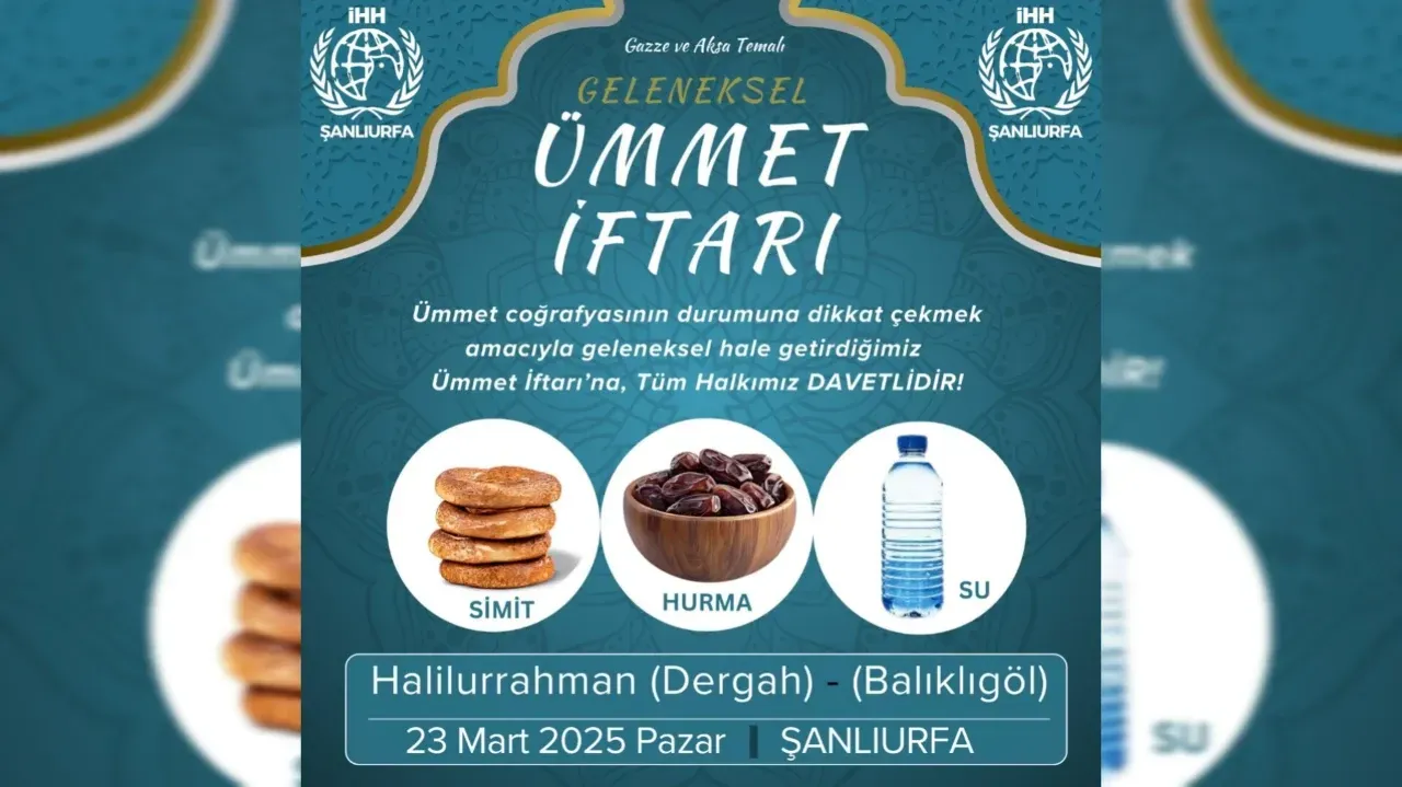Ümmet İftarı 23 Mart’ta Dergâh’ta Düzenlenecek