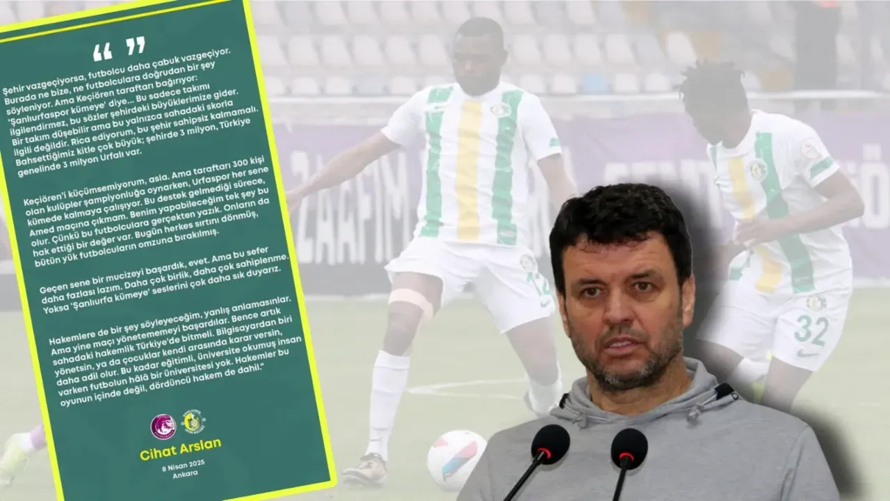 Cihat Arslan’dan Taraftara ve Şehre Mesaj: “Bu Şehir Sahipsiz Kalmamalı”