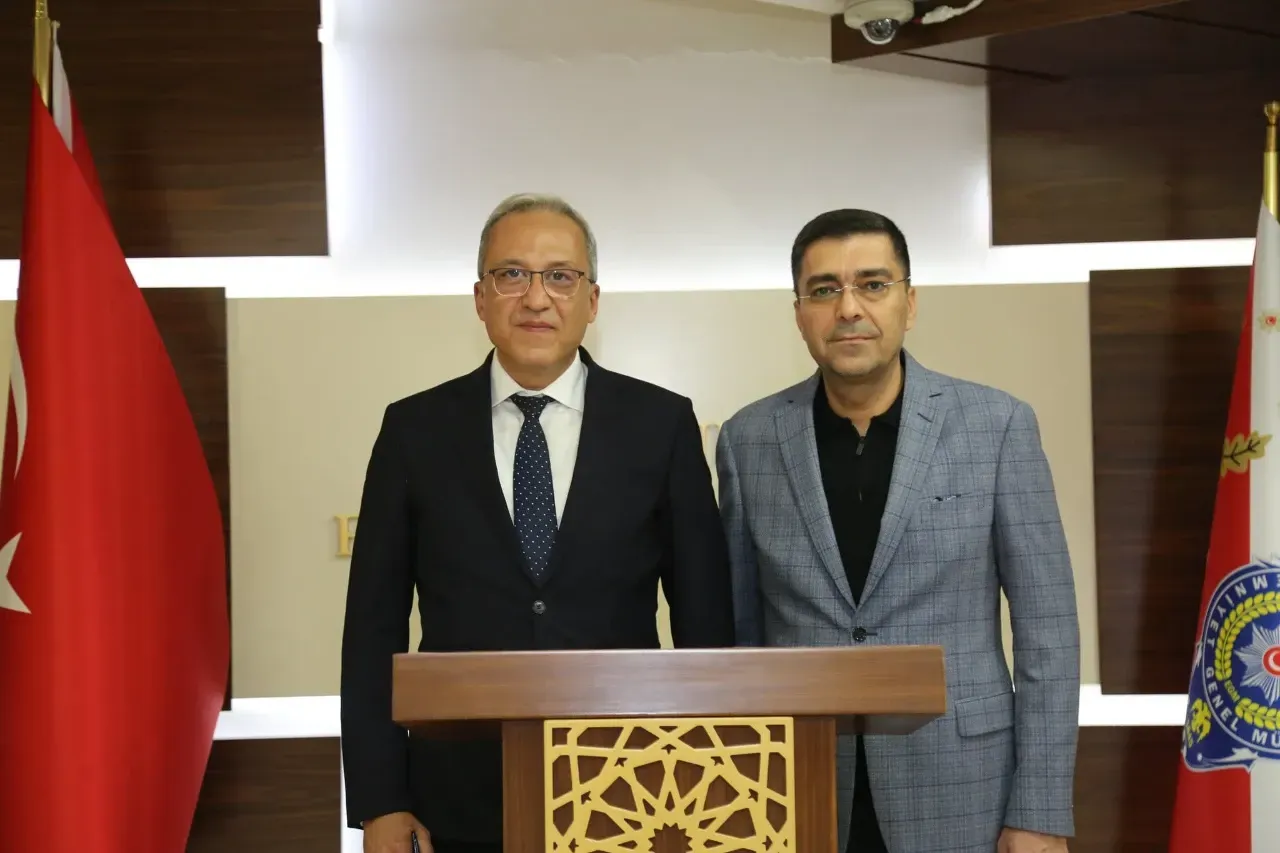 Elazığ Emniyet Müdürü Karayel ‘den Müdür Aksoy ‘a ziyaret