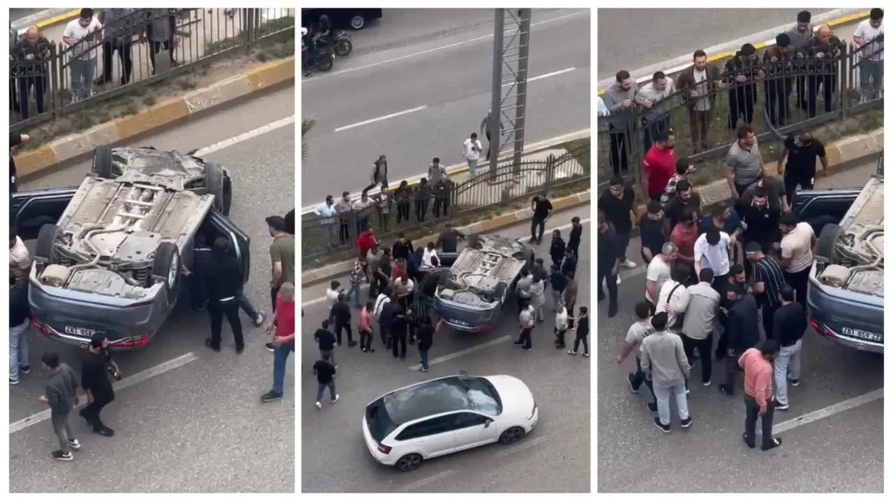 Şanlıurfa’da Takla Atan Araçtan Mucize Kurtuluş