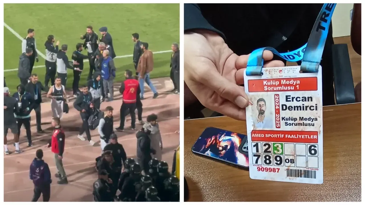 Urfa’daki olaylarda Amedspor Sosyal Medya Sorumlusunun Burnu Kırıldı