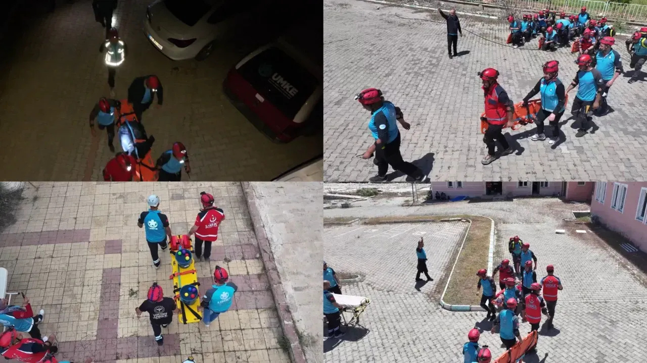 Afet Anında İlk Müdahale İçin Bozova’da Ter Döktüler