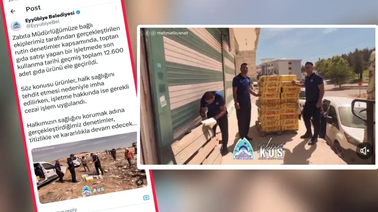 Eyyübiye’de Son Kullanma Tarihi Geçmiş Binlerce Ürün Ele Geçirildi
