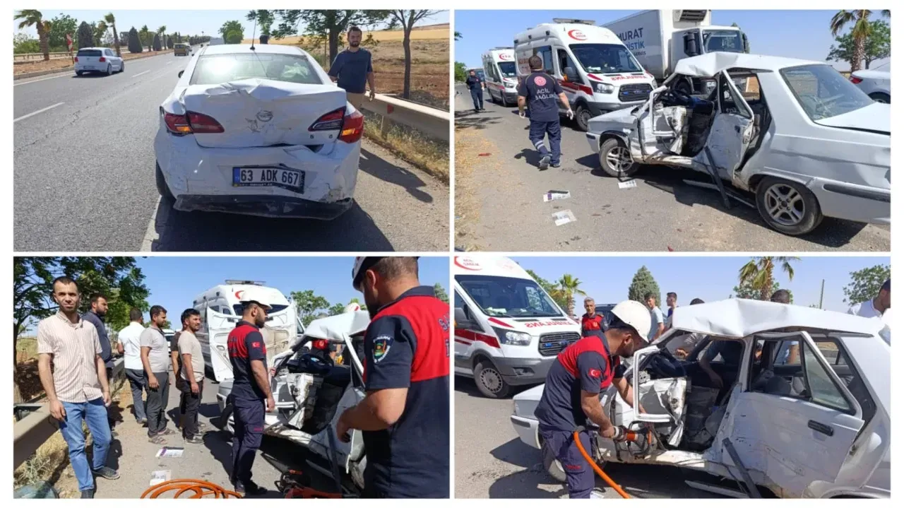 Haliliye’ de Zincirleme Trafik Kazası: Yaralılar Var