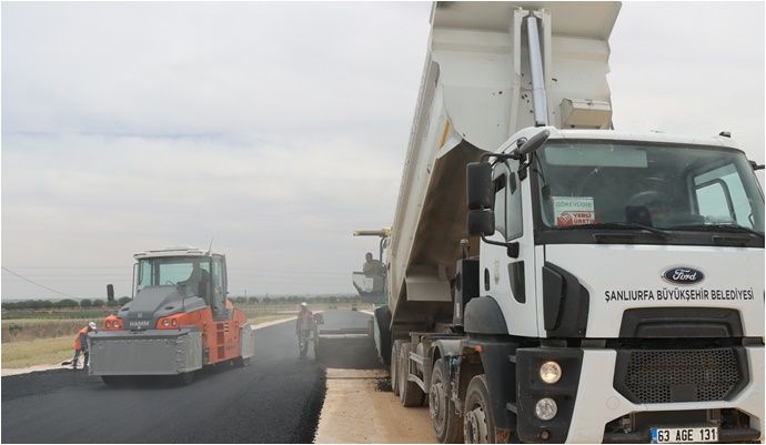 Şanlıurfa Asri Mezarlık Yeni Yolunda Asfalt Çalışmaları Başladı