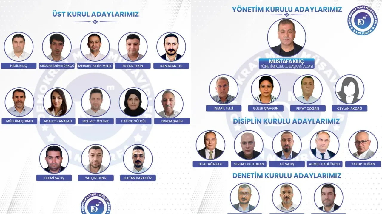 Şanlıurfa Demokrat Mali Müşavirler Seçime Hazır
