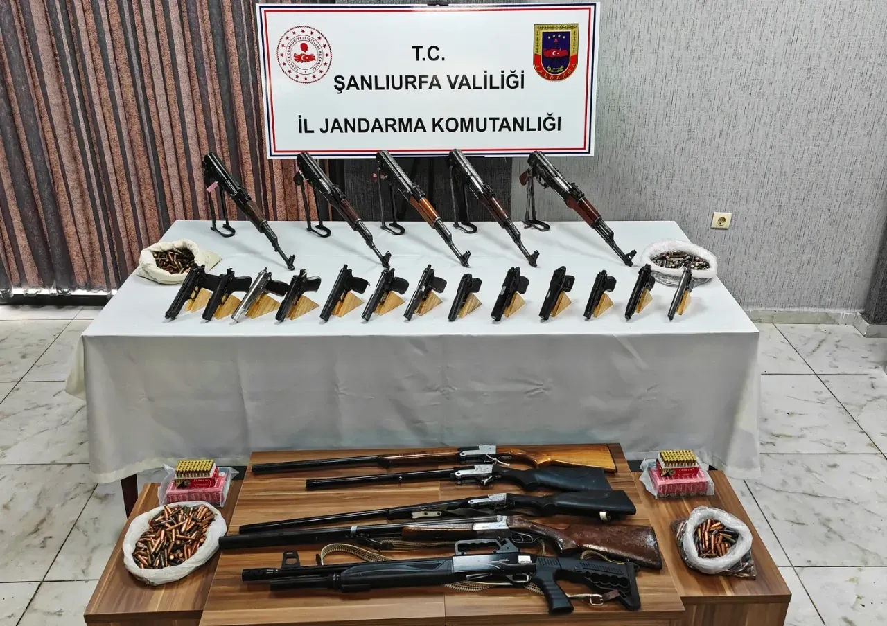 Şanlıurfa’da Silah Kaçakçılığı Operasyonu: 16 Gözaltı