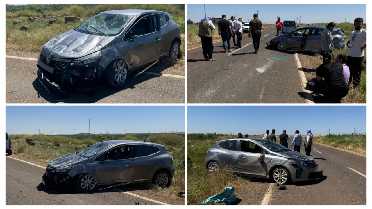 Siverek’te Trafik Kazası: Araç Takla Attı, 2 Kişi Yaralandı
