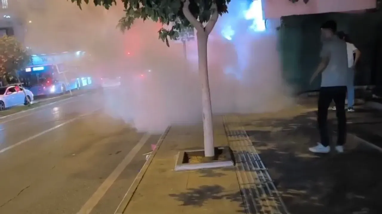 Şanlıurfa’nın Karaköprü İlçesinde Motosiklet Yangını