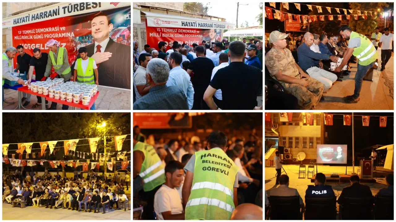 HARRAN’DA 15 TEMMUZ COŞKUYLA KUTLANDI