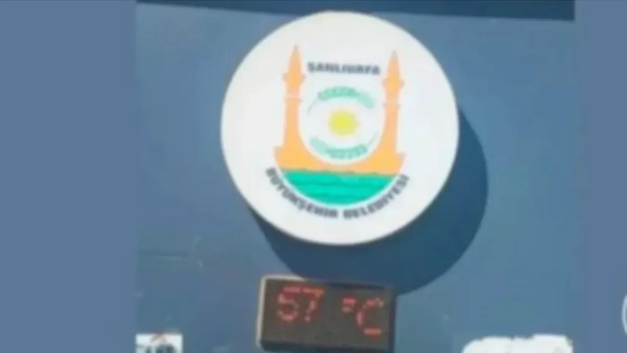 Şanlıurfa Resmen Kavruldu: Tüm Zamanların Sıcaklık Rekoru Kırıldı 57 Derece!