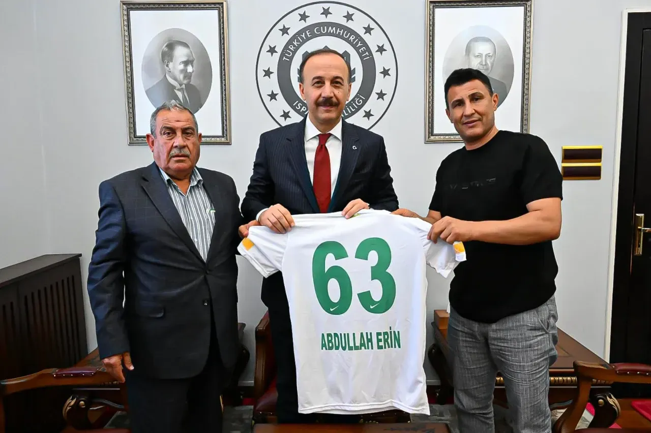 Şanlıurfaspor’dan Isparta Valisi Abdullah Erin’e Ziyaret