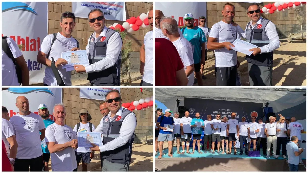 Ahlat Su Sporları Festivali’ne Şanlıurfalı Sporcular Damga Vurdu