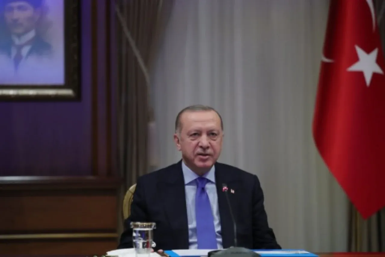 Cumhurbaşkanı Erdoğan, Filistin Devlet Başkanı Abbas ile görüştü