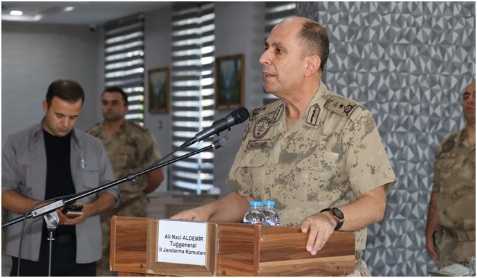 Şanlıurfa İl Jandarma Komutanlığında Rütbe Terfi Töreni Düzenlendi