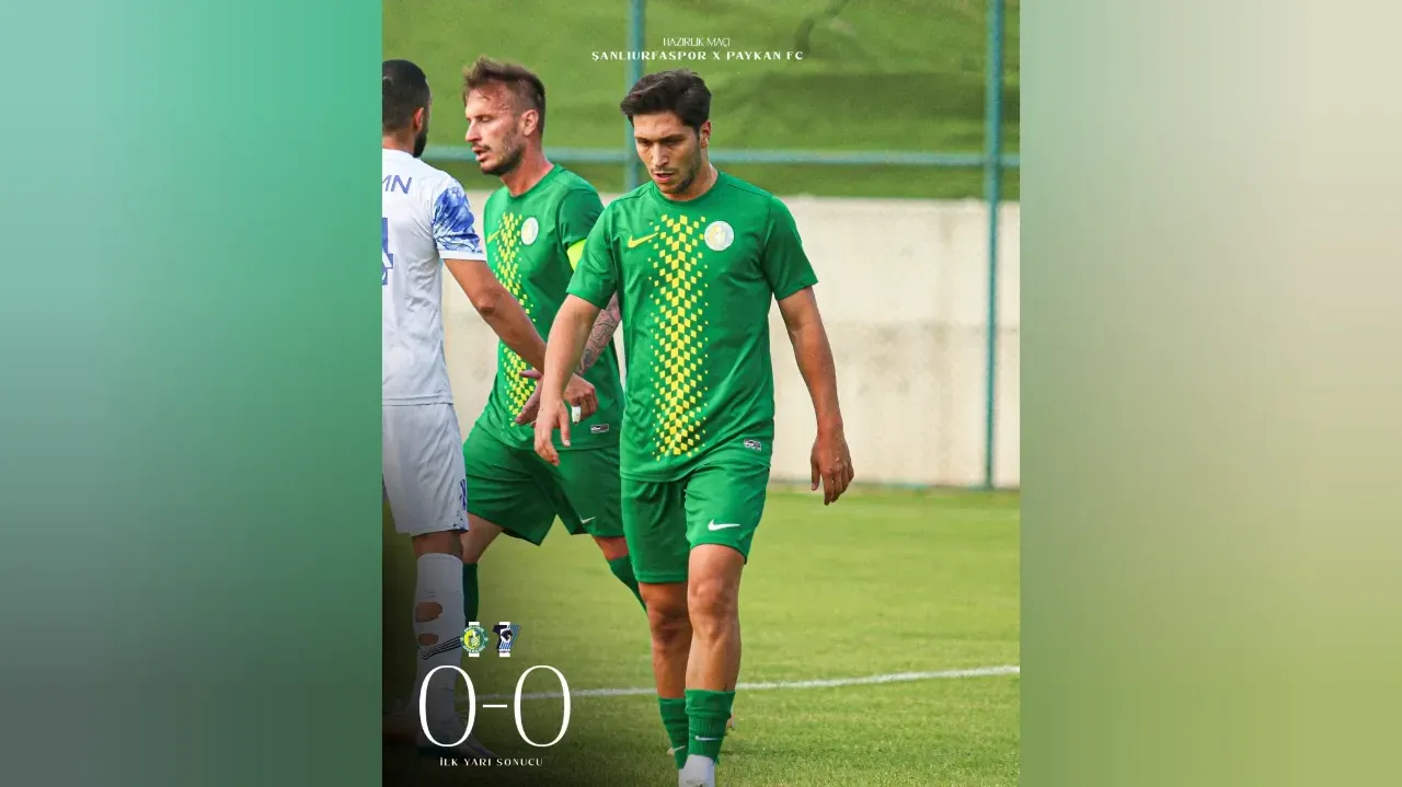 Şanlıurfaspor ile Paykan FC Hazırlık Maçında İlk Yarı Golsüz Geçti