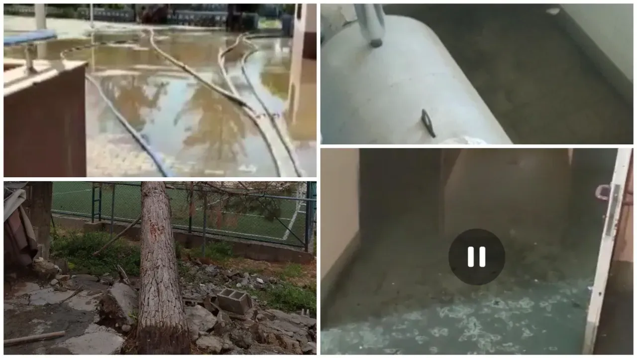 Suruç’ta Okul Kanalizasyon Suları ile Doldu, Veliler Çözüm Bekliyor