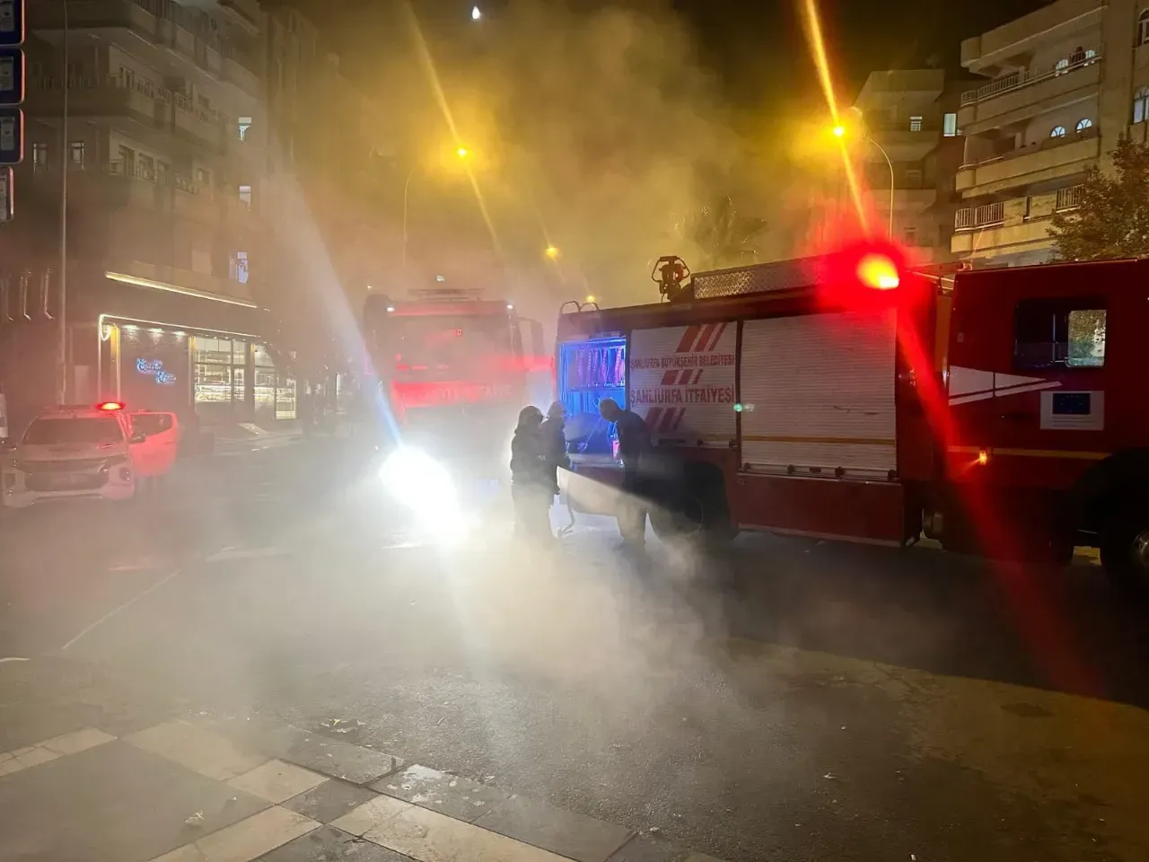 Haliliye’de İş Yerinde Yangın Kısa Sürede Söndürüldü