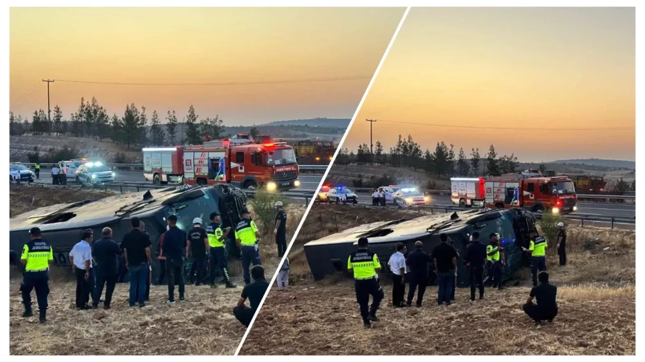 Şanlıurfa’da Yolcu Otobüsü Devrildi: 3’ü Ağır 30 Yaralı
