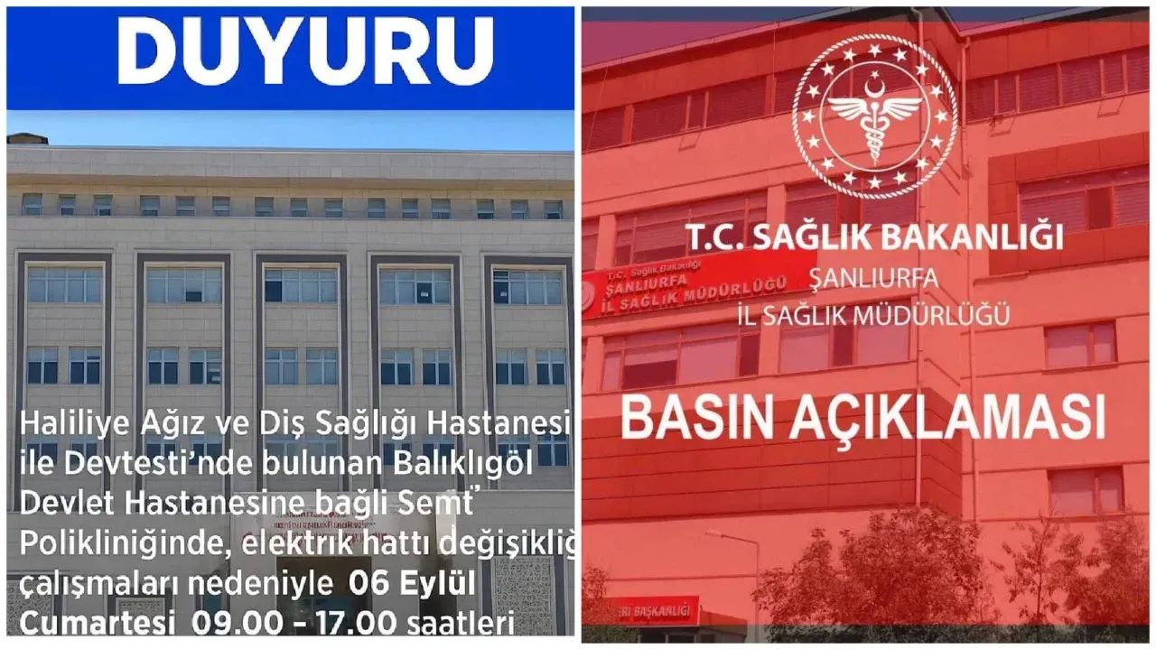 Şanlıurfa’nın Sağlık Hizmeti DEDAŞ’a Göre Belirleniyor!