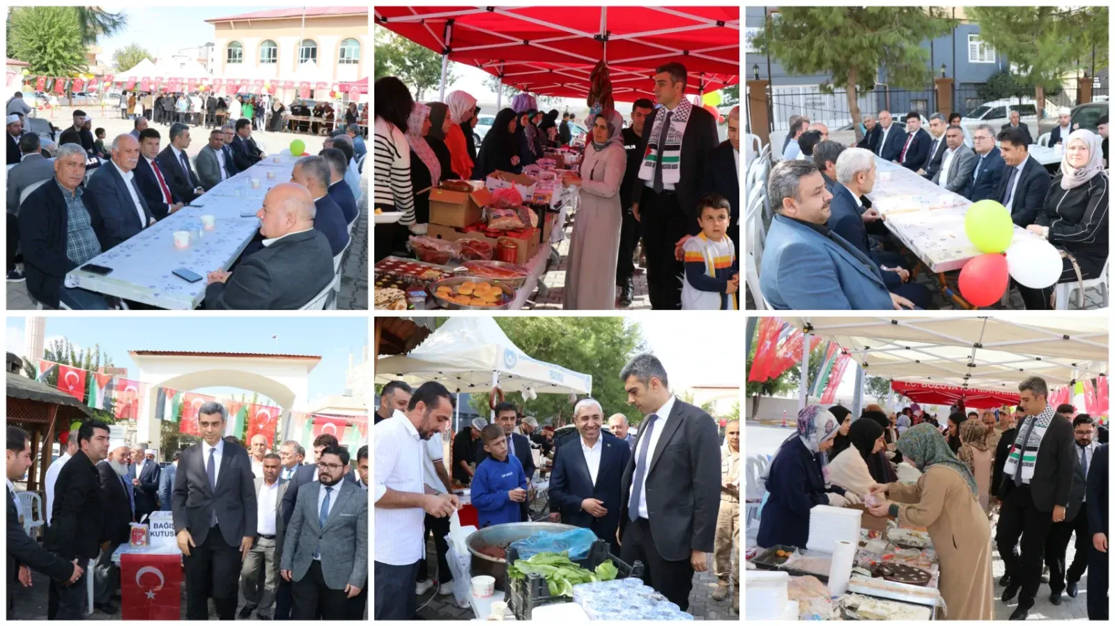 Bozova’da Gazze İçin Dayanışma Kermesi Düzenlendi