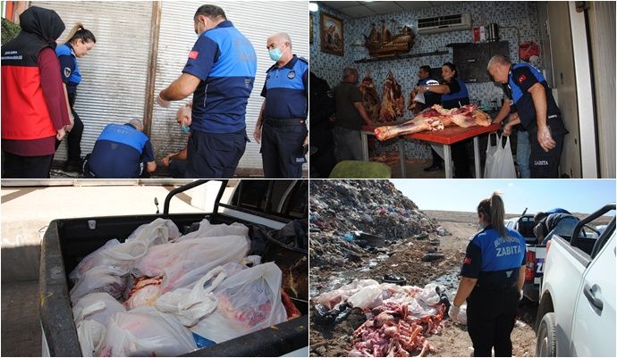 Büyükşehir Zabıta Ekipleri, Sofralara Düşecek Zehri Engelledi