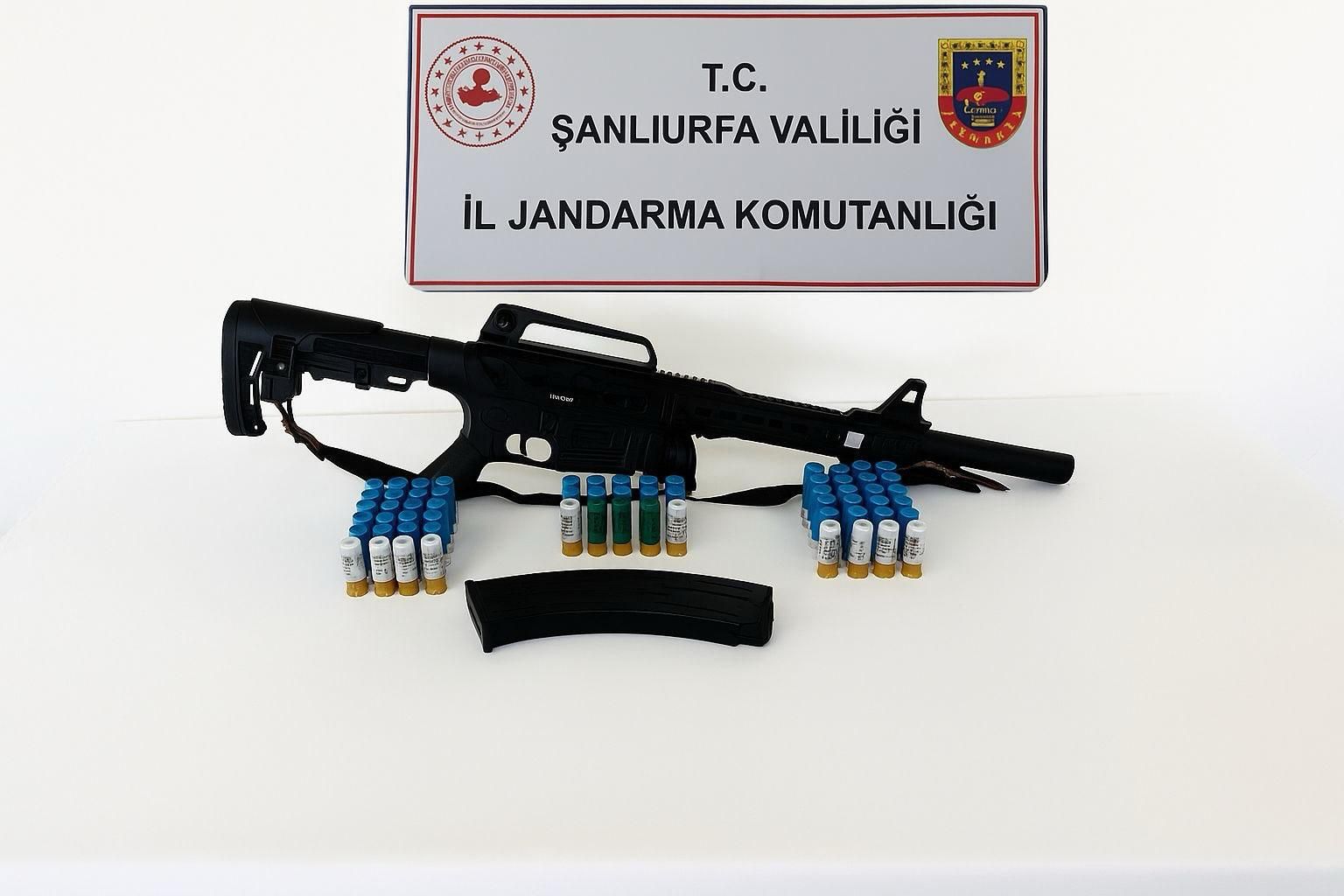 Şanlıurfa Jandarmasından Ruhsatsız Silah Operasyonu