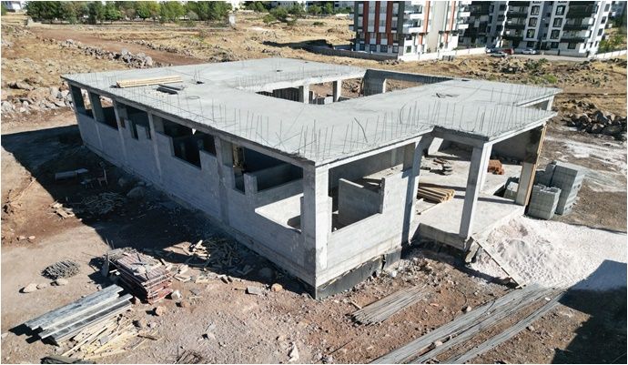 Siverek’te Kadınlar Hamamı İnşası Sürüyor