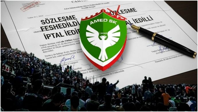 Amedspor’da Bahis Şoku: 5 Futbolcunun Sözleşmesi Feshedildi