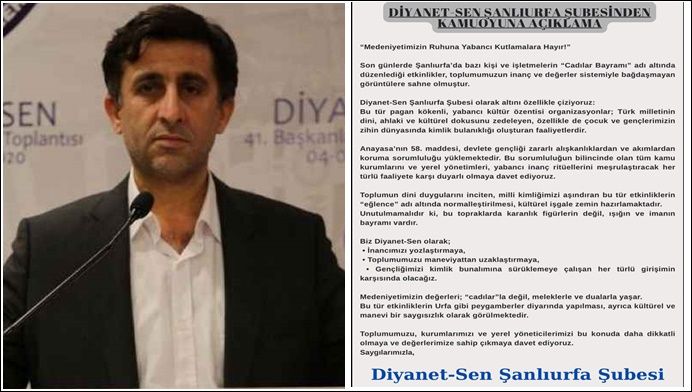 Diyanet-Sen’den Urfa’da “Cadılar Bayramı” Tepkisi