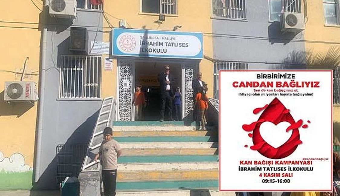 İbrahim Tatlıses İlkokulu’nda Kan Bağışı Kampanyası: “Birbirimize Candan Bağlıyız”
